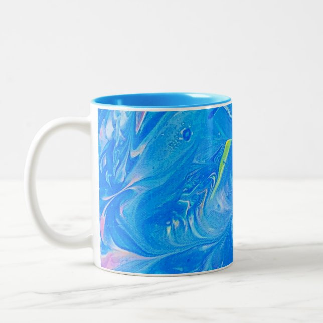 Mug Scène Océan Bleu (Gauche)