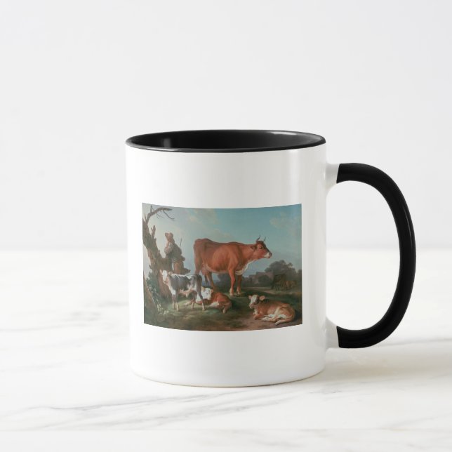 Mug Scène pastorale avec un vacher (Droite)