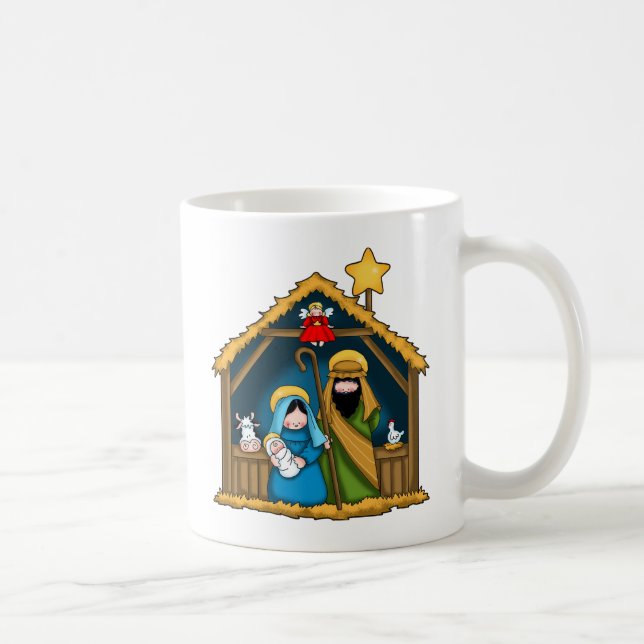 Mug Scène stable de la nativité (Droite)