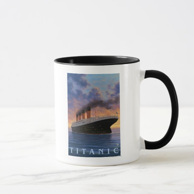 Mug Scène Titanic Ligne étoile blanche (Droite)
