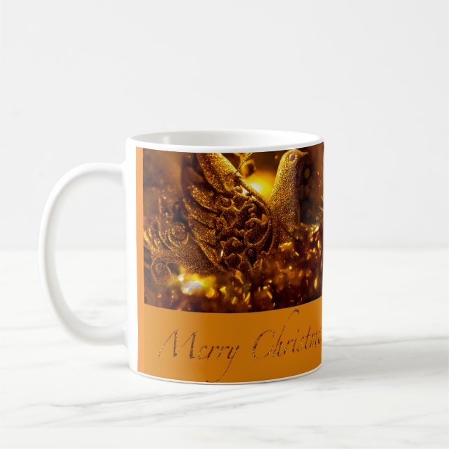 Mug Scène traditionnelle de Noël de la colombe d'or (Gauche)