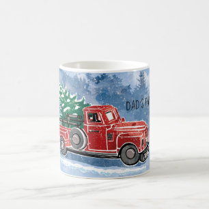 Mug Scène vintage de camion de Noël