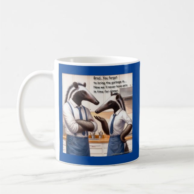 Mug Scènes de ménage chez le Tamanoir géant par Rick L (Gauche)