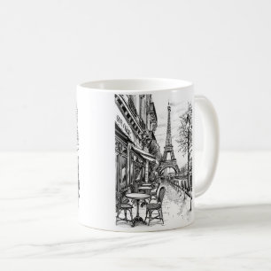 Mug Scènes Paris dessinées à la main