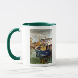 Mug Scenic Galway City Ireland Fishing Boat