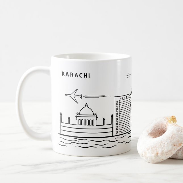 MUG SCHÉMA KARACHI (Avec donut)