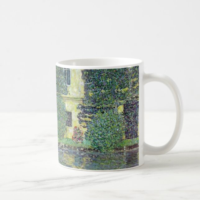 Mug Schloss Kammer sur l'Attersee III Par Gustav Klimt (Droite)