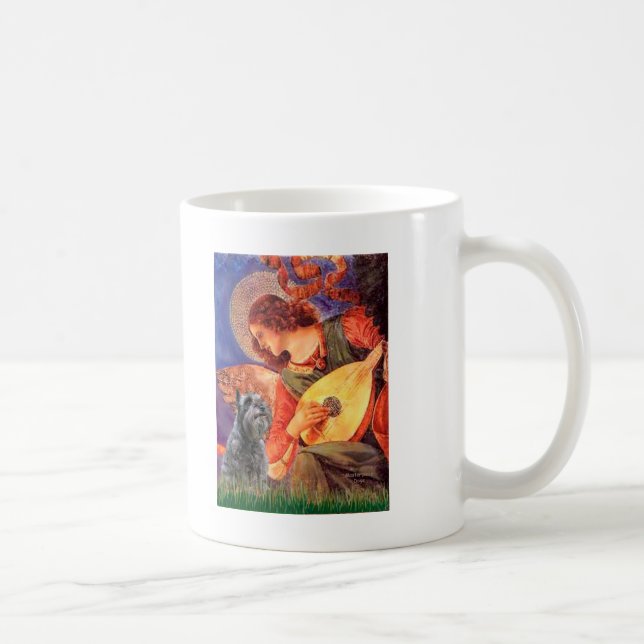 Mug Schnauzer 12 - Ange à la mandoline (Droite)
