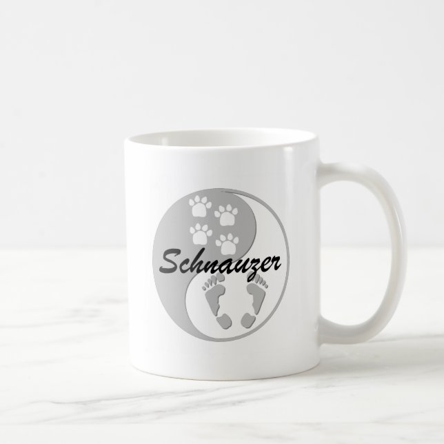 Mug schnauzer de yang de yin (Droite)