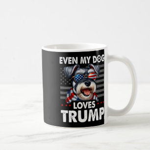 Mug Schnauzer même mon chien aime Trump drôle