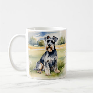 Mug Schnauzer miniature Aquarelle - Art Chien Imprimer