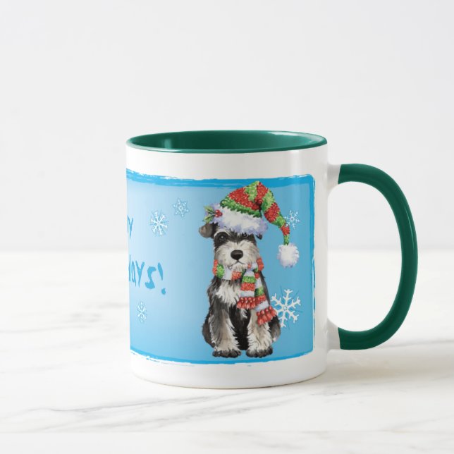 Mug Schnauzer miniature heureux de Howlidays (Droite)