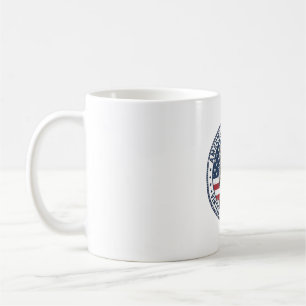 Mug Schnauzer Patriotique Vintage
