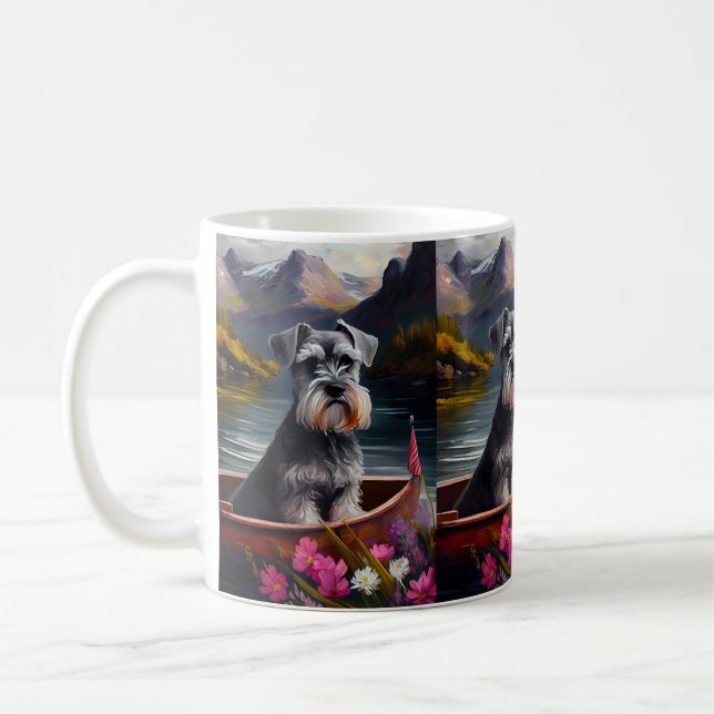 Mug Schnauzer sur une pédale : une aventure Pittoresqu (Gauche)