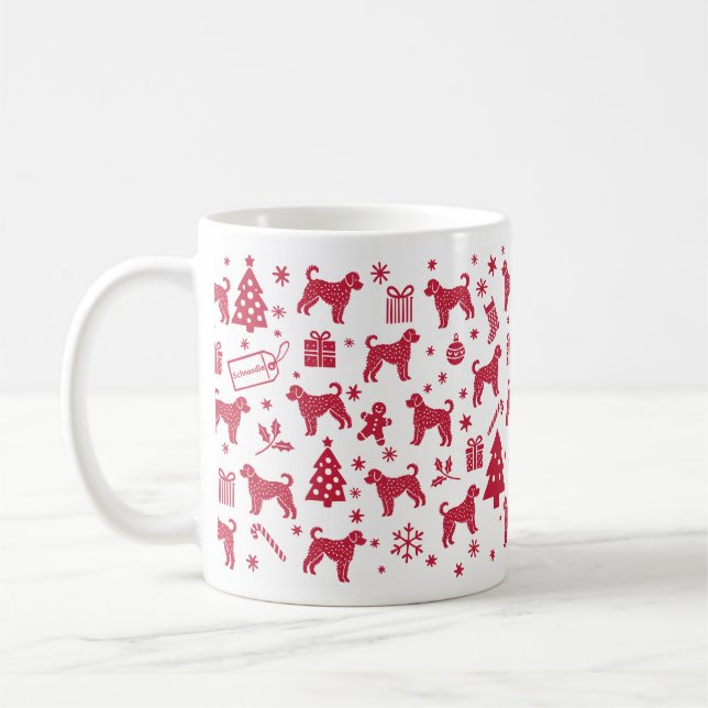 Mug Schnoodle Christmas Design (Gauche)