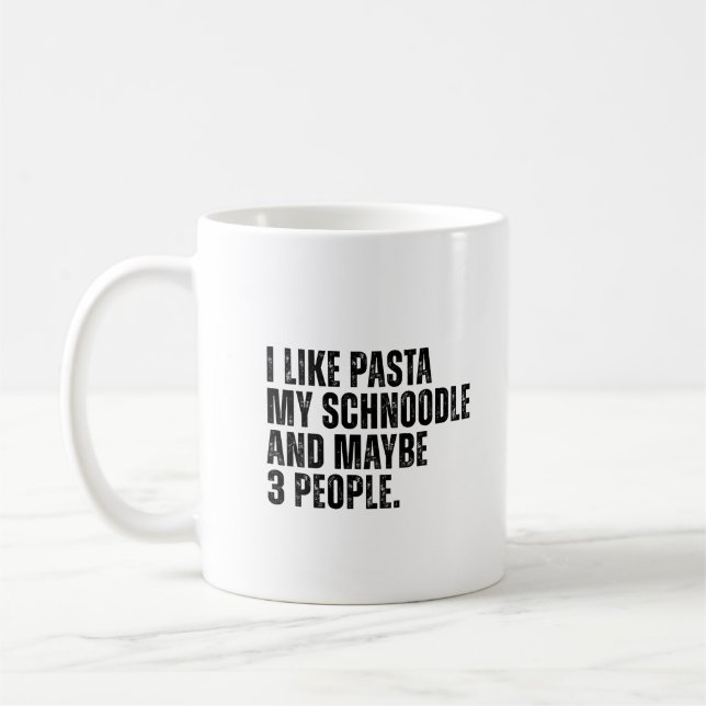 Mug Schnoodle Propriétaire Chien Funny Chien Papa (Gauche)