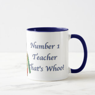 Mug Scholar Owl - Numéro 1 Teacher Cup