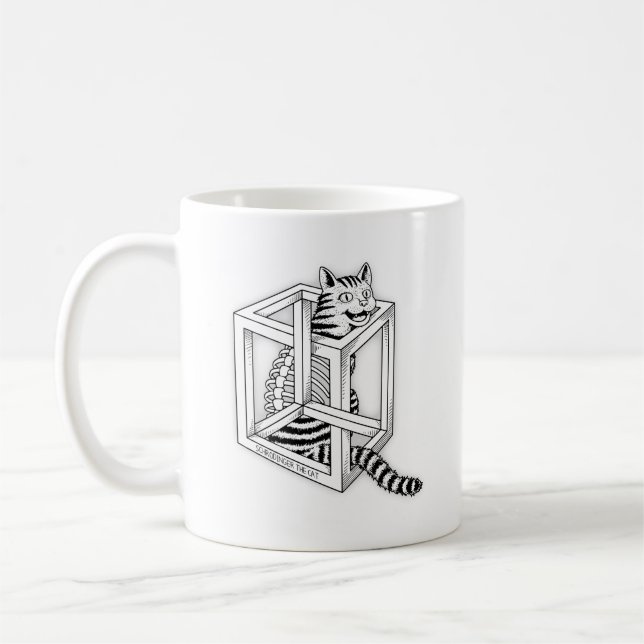 Mug Schrodinger le chat (Gauche)