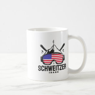 Mug Schweitzer Idaho Usa Ski Ski rétro