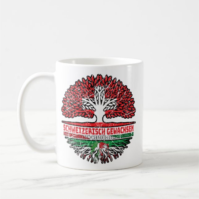 Mug Schweizer Schweiz Wurzeln (Gauche)