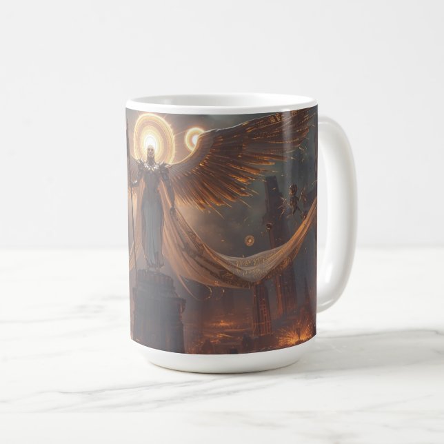 Mug Sci Fi Fantasy Mug: Overlord of the Last Horizon (Devant droit)