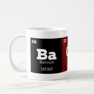 Mug Science Enseignant Chimie Éléments chimiques Bacon