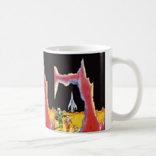 Mug Science-fiction vintage, Aliens de Sci Fi sur la p