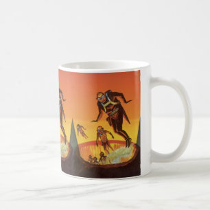 Mug Science-fiction vintage, Aliens du Wi-Fi dans le v