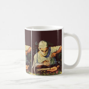 Mug Science-Fiction vintage, Laboratoire Mad Scientist