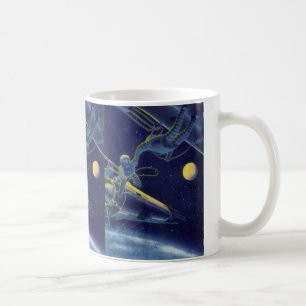 Mug Science-fiction vintage, Sci-Fi Alien en sortie ex