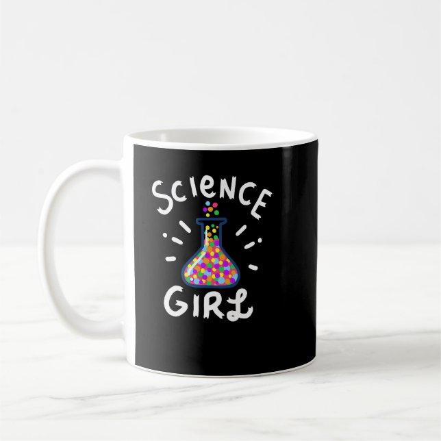 Mug Science Girl Chimie Biologie Étudiante en biologie (Gauche)