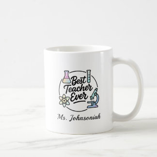 Mug Science Meilleur Enseignant Flacon Ever, Microscop