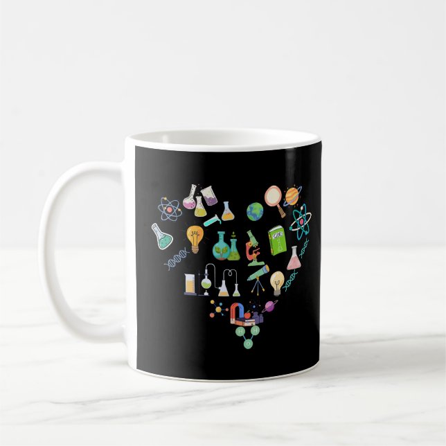Mug Science nerd geek Labo expérience de biologie chim (Gauche)