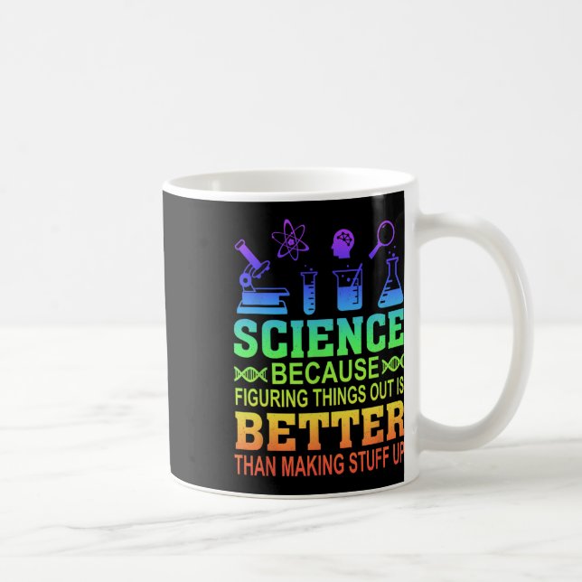 Mug Science Teacher, Because Figuring Things Out Is Be (Droite)