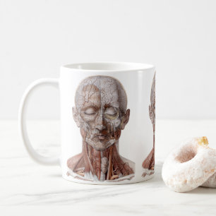 Mug Science vintage de l'anatomie humaine, nez de gorg