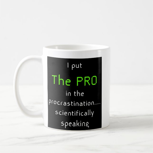 Mug scientifique amusant - "Le cadeau" pour les am (Gauche)