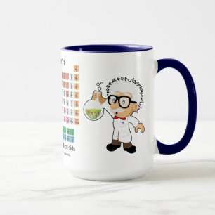 Mug Scientifique avec le becher et le Tableau