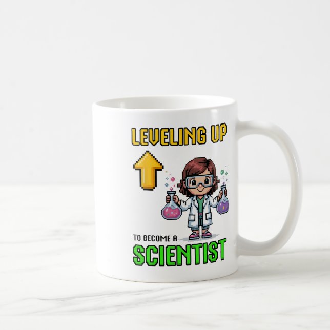Mug Scientifique qui monte de niveau Ck à l'école drôl (Droite)