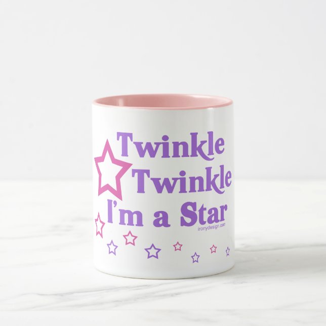 Mug Scintillement de scintillement je suis une étoile (Centre)