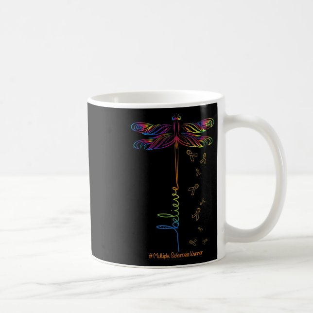Mug Sclérose Sensibilisation Dragonfly Ribon (Droite)