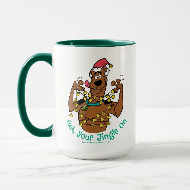 Mug Scooby-Doo "Accrochez-vous à votre Jingle" (Gauche)