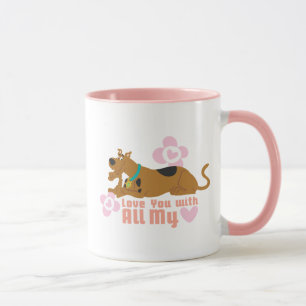 Mug Scooby-Doo "Aimez-Vous De Tout Mon Coeur"