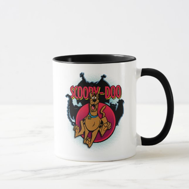 Mug Scooby-Doo Courir À Partir De Ghosts Graphic (Droite)