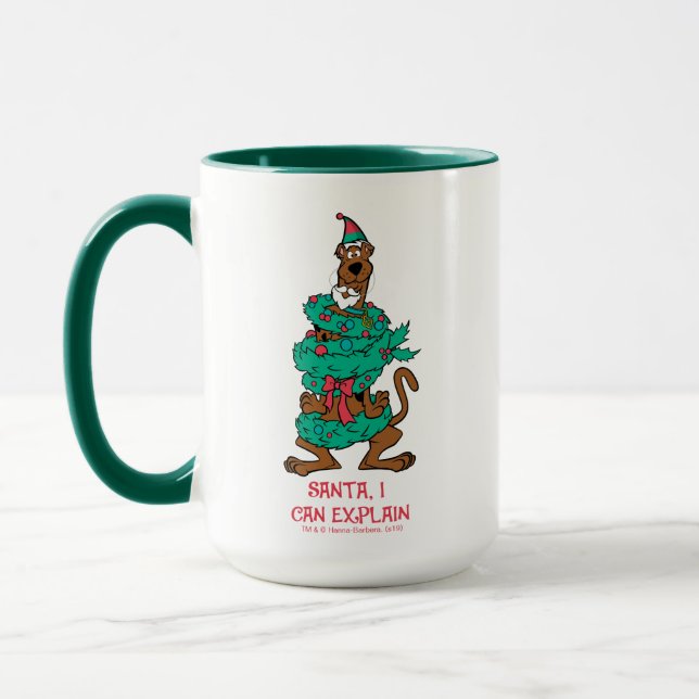 Mug Scooby Doo Enveloppé Dans Des Wreath (Gauche)