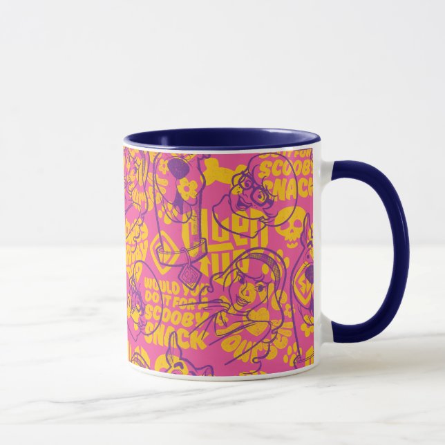 Mug Scooby-Doo | Funky Flower Motif (Droite)