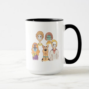 Mug Scooby-Doo   Nos masques Halloween