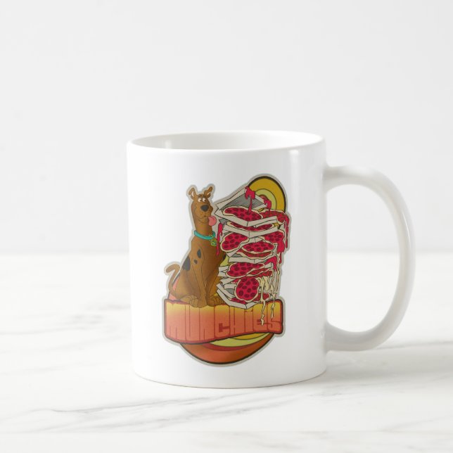 Mug Scooby-Doo | Pile de Pizza "Munchies" Graphique (Droite)