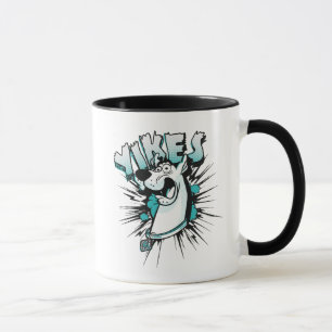 Mug Scooby-Doo "Yikes !" Graphique tramé