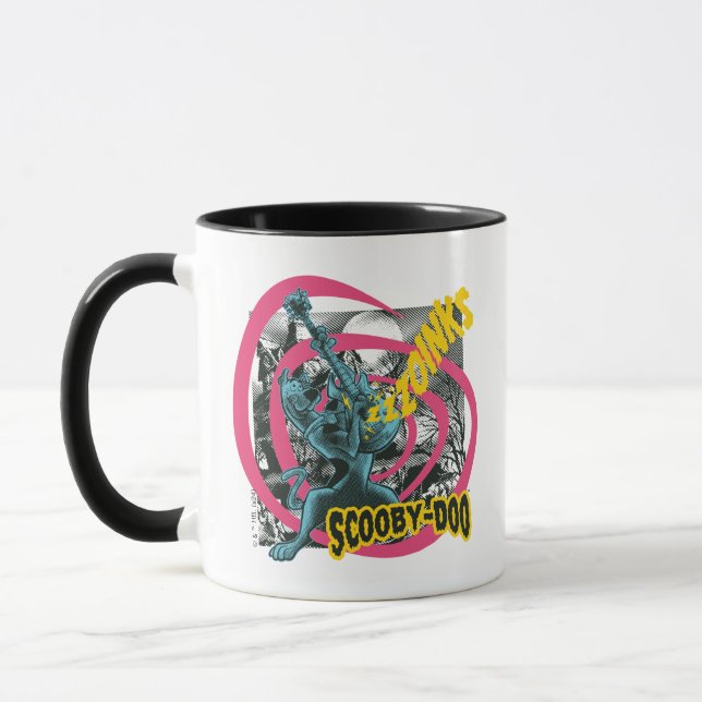 Mug Scooby-Doo Zoinks Punk Guitare Graphisme (Gauche)