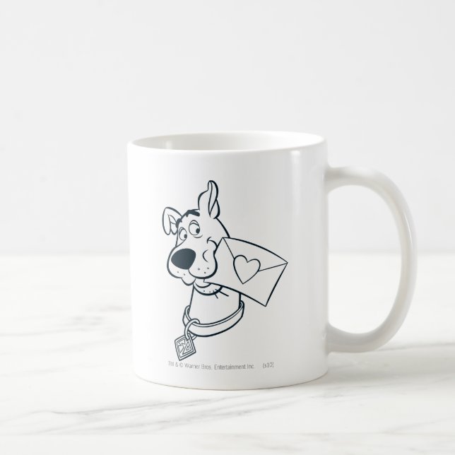 Mug Scooby Valentine's Day (Droite)